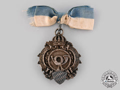 Bavaria, Kingdom. A Post And Telegraph Service Membership Badge By Lindner