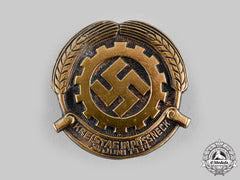 Germany, Daf. A 1934 German Labour Front (Daf) Pössneck Regional Day Badge