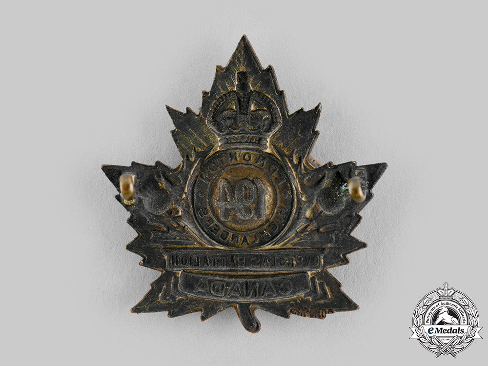 canada,_cef_a194_th_infantry_battalion"_edmonton_highlanders"_cap_badge,_by_ash_bros,_c.1916_ci19_9338