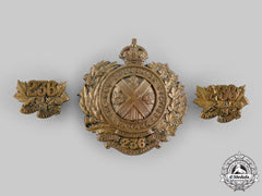 Canada, Cef. A 236Th Infantry Battalion Badge Set, C.1917