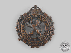Canada, Cef. A 43Rd Infantry Battalion "Cameron Highlanders" Glengarry Badge, C.1915