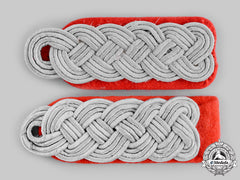 Germany, Heer. A Set Of Flak/Artillery Major Shoulder Boards