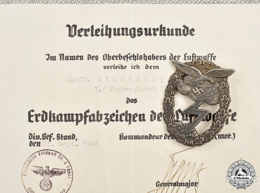 germany,_luftwaffe._a_ground_assault_badge_with_award_document,_to_obergefreiter_friedrich_almendinger_cic2021__mnc9686