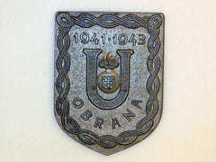 Ustasha Defense Badge,