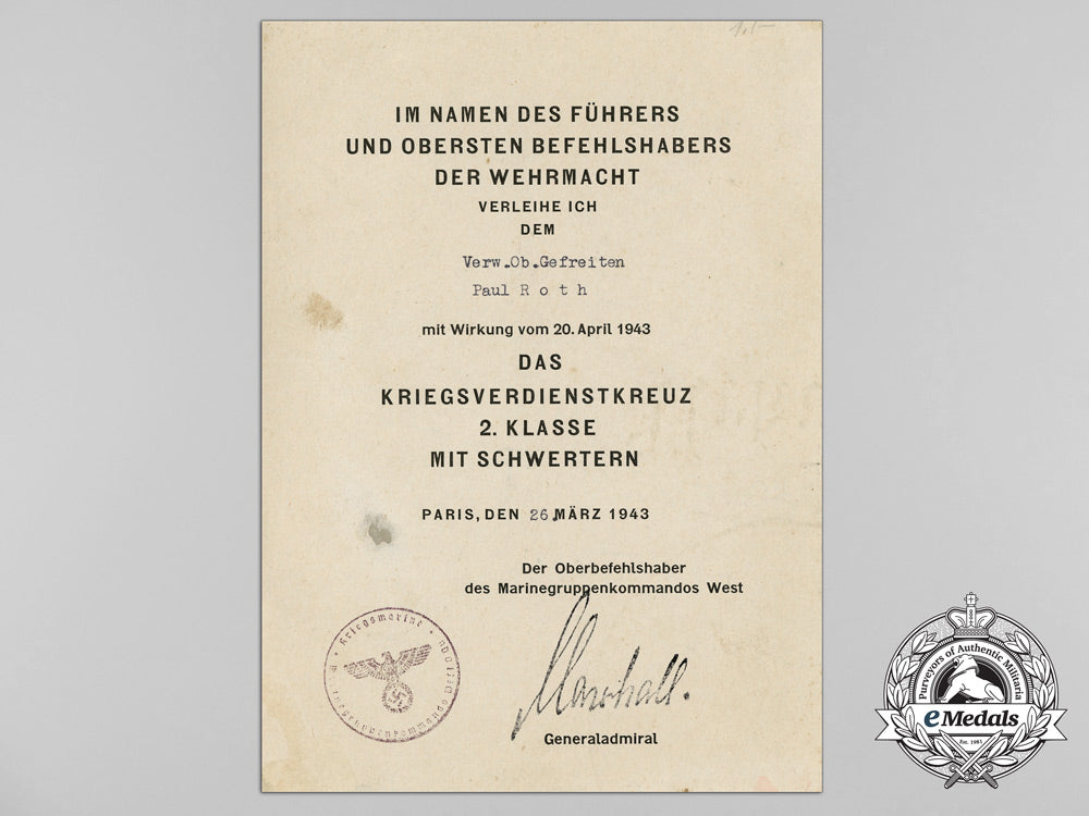 a_kriegsmarine_document_for_war_merit_cross2_nd_class_signed_by_plm_recipient_d_0055_1
