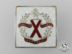 A Montreal Highland Cadet Battalion Corps Sweetheart Badge
