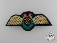 A Singapore Air Force (Saf) Pilot Wings