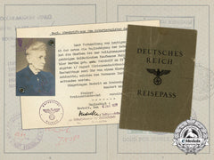 A Third Reich German-Jewish Passport Belonging To Isabella Sara Lilienthal