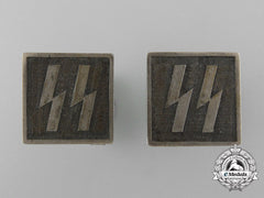 A Set Of Ss Cufflinks In Nickel-Silver