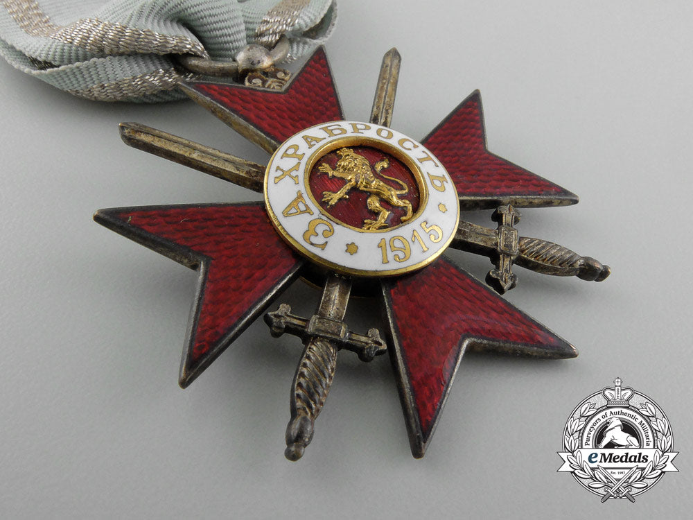 a_first_war_period_bulgarian_military_order_for_bravery;4_th_class_d_1406
