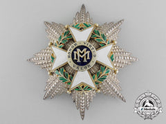 A Scarce Cuban Order Of Military Merit; Breast Star; Second Class