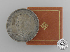 A 1933 A.h. Schicksalwende Medal In Original Case Of Issue