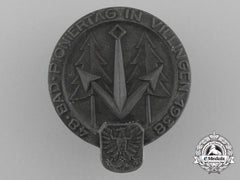 A 1938 48Th Annual Pioneer Day In Villigen Event Badge By Ferd Wagner