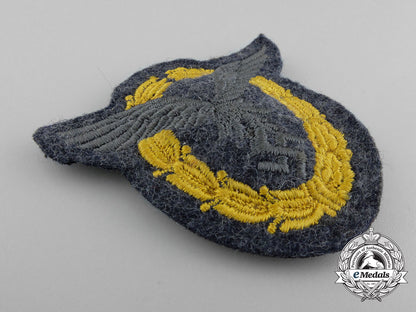 a_high_quality_luftwaffe_pilot/_observer's_badge;_cloth_version_d_1838