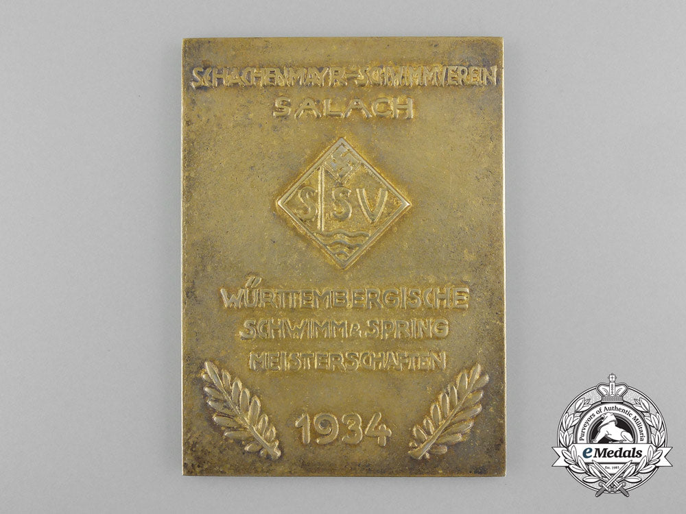 a1934_würtemberg_swimming_and_diving_championship_award_with_document&_box_d_1848