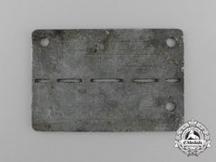 A German Pow Camp Id Tag For Allied Aviators Housed At The Stalag Viii-B Camp