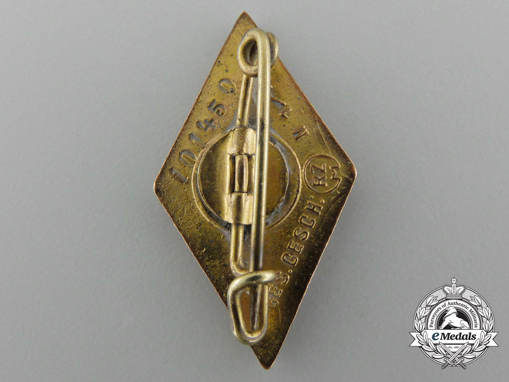 a_golden_hj_youth_member’s_honour_badge_by_adolf_baumeister_d_2174