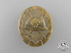 A German Second War Gold Grade Wound Badge By Eugen Schmidthäussler