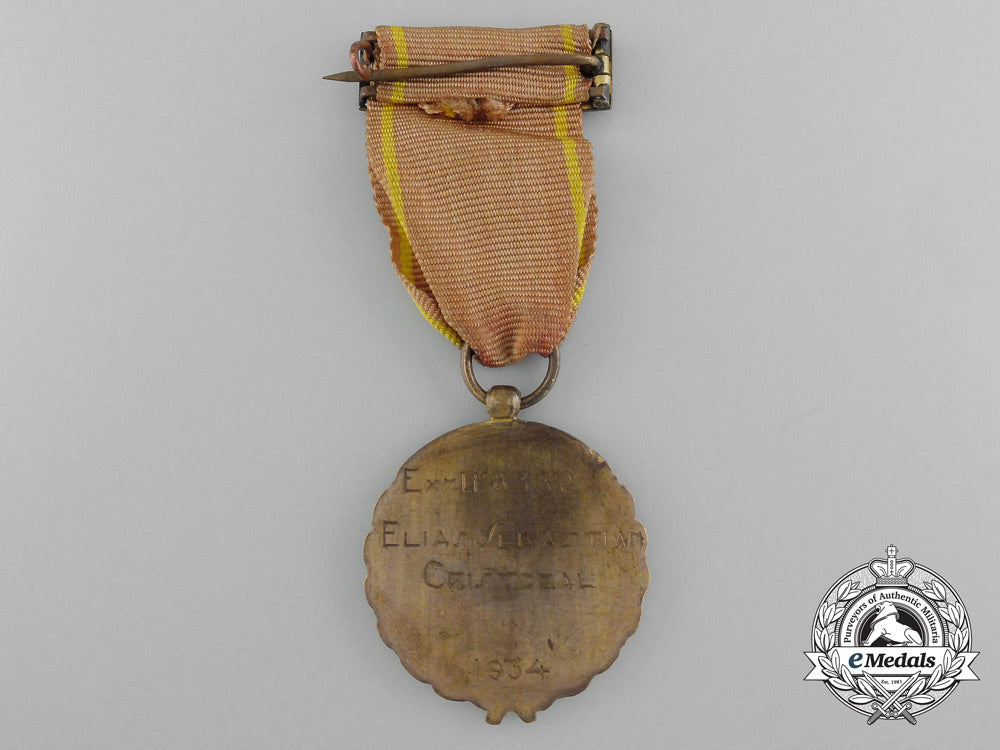 spain,_fascist_state._a_party_member's_medal;_named_d_2273