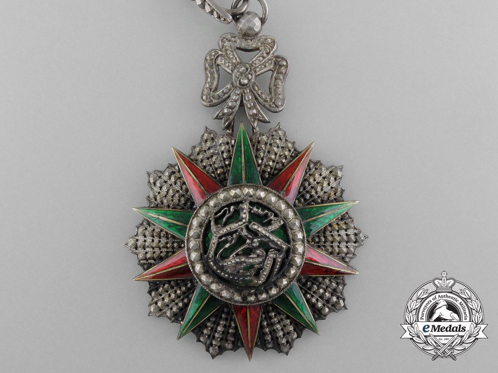 a_tunisian_order_of_glory(_order_of_nichan_iftikhar);_commander's_neck_badge,_c.1906-1922_d_2360
