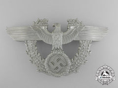 A Near Mint German Police Enlisted Man's Shako Plate