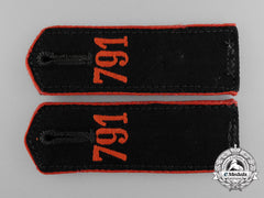 An Unissued Set Of Matching 791St Stab Hj Shoulder Boards; Rzm Tagged