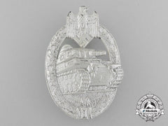A Mint Silver Grade Panzer Assault Badge By As