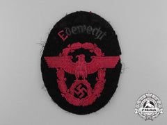 A Municipality Of Edewecht Fire Police Arm Badge