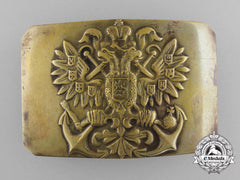 A Russian Imperial Navy Enlisted Man's Belt Buckle