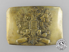 A Russian Imperial Army Artilleryman's Belt Buckle