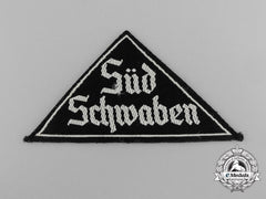 A   Bdm "Süd Schwaben" District Sleeve Insignia