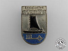 A 1934 Oberhausen Saar Announcement Ceremony Badge