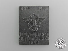 Germany. A 1940 Wien 19. Ostmärkische Kriegszillenmeisterschaft Badge