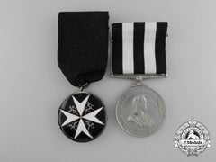 An Order Of St. John Pair To Divisional Surgeon; Royal Navy