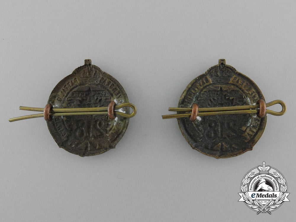 a_first_war218_th_infantry_battalion_collar_badge_pair_d_3949