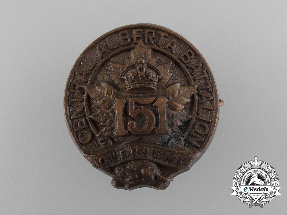 a_first_war151_st_infantry_battalion_cap_badge;2_nd_version_d_3951