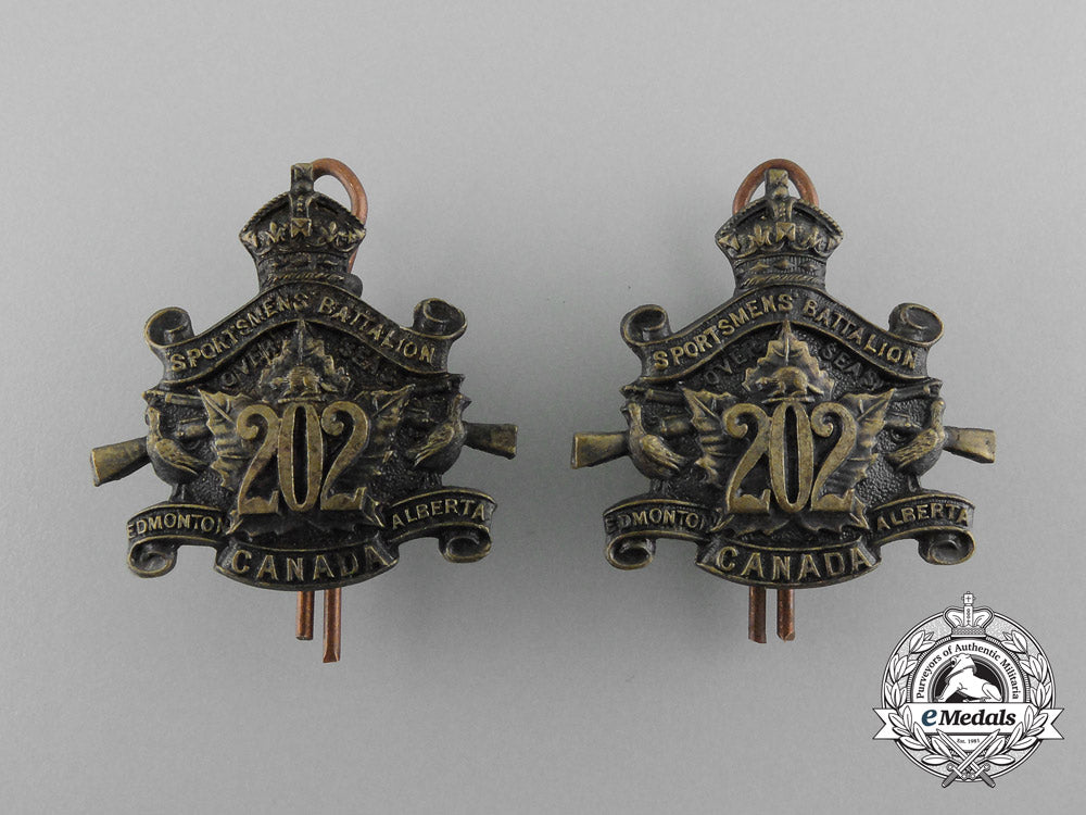 a_first_war202_nd_infantry_battalion_collar_tab_pair_d_3957
