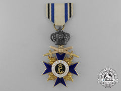 A Bavarian Military Merit Order; 3Rd Class With Crown And Swords In Gold