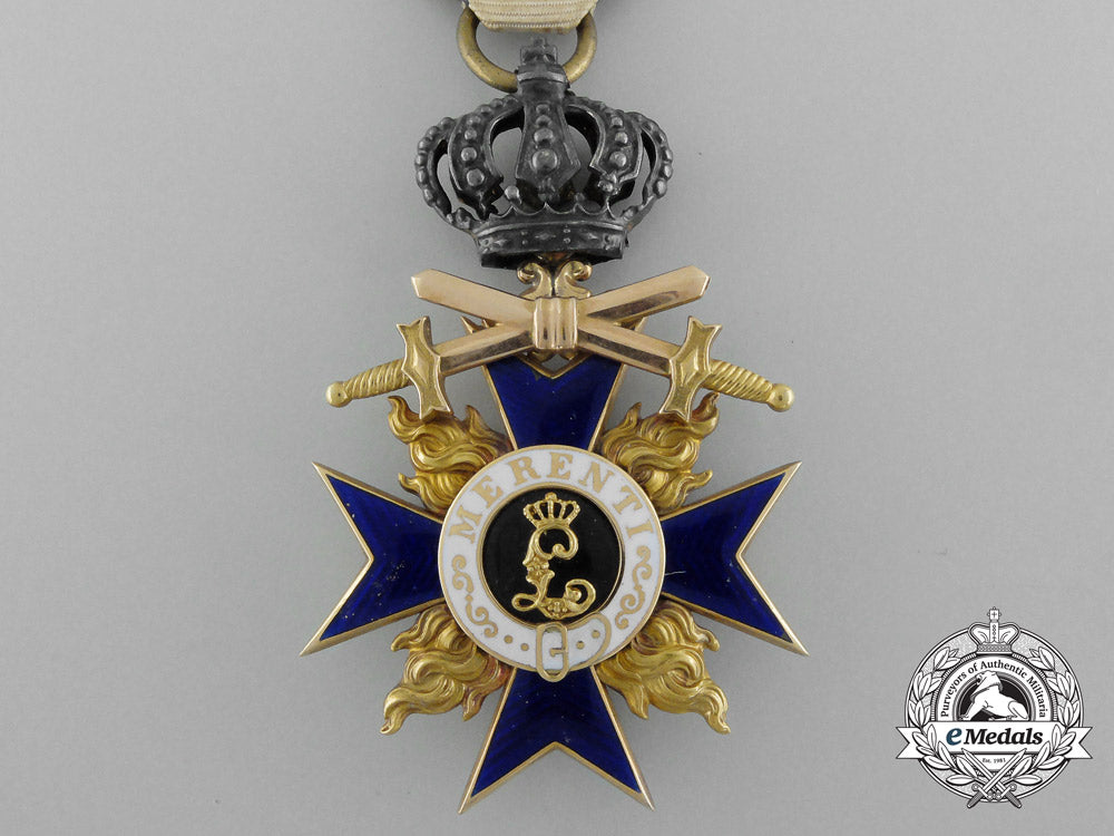 a_bavarian_military_merit_order;3_rd_class_with_crown_and_swords_in_gold_d_4217_1
