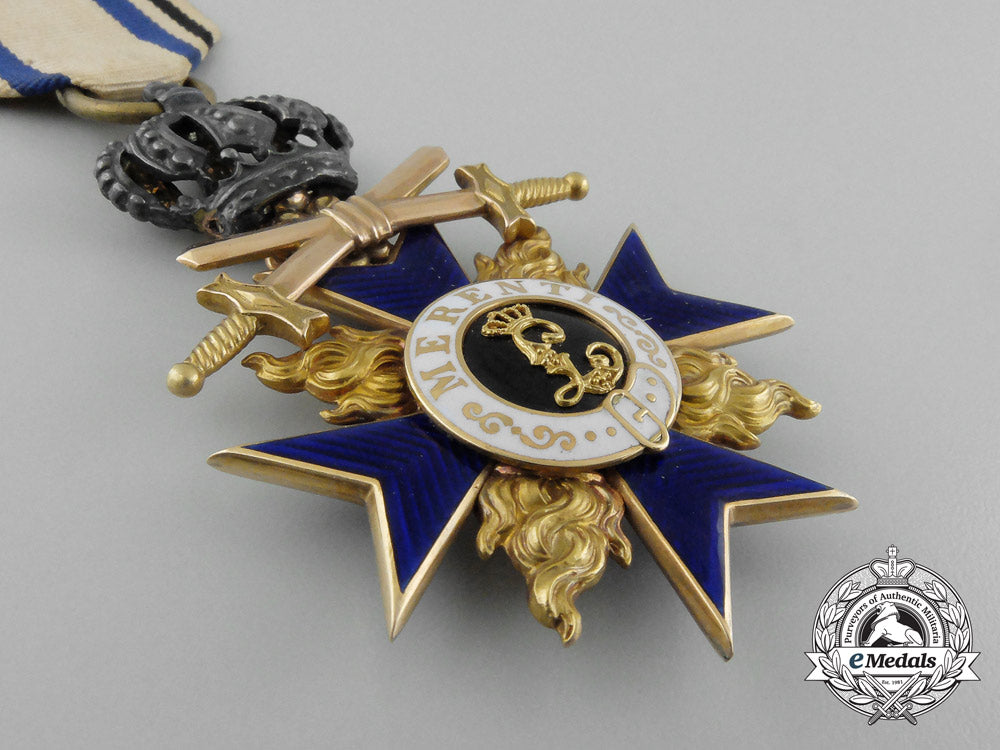 a_bavarian_military_merit_order;3_rd_class_with_crown_and_swords_in_gold_d_4220_1