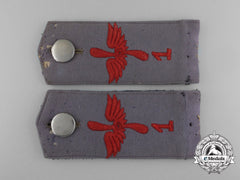 Germany, Imperial. An Aviation Department No.1 (Flieger Ersatz Abteilung Nr.1) Shoulder Strap Pair