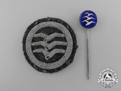 A Civil Gliding Proficiency “C” Class Stick Pin And Cloth Patch