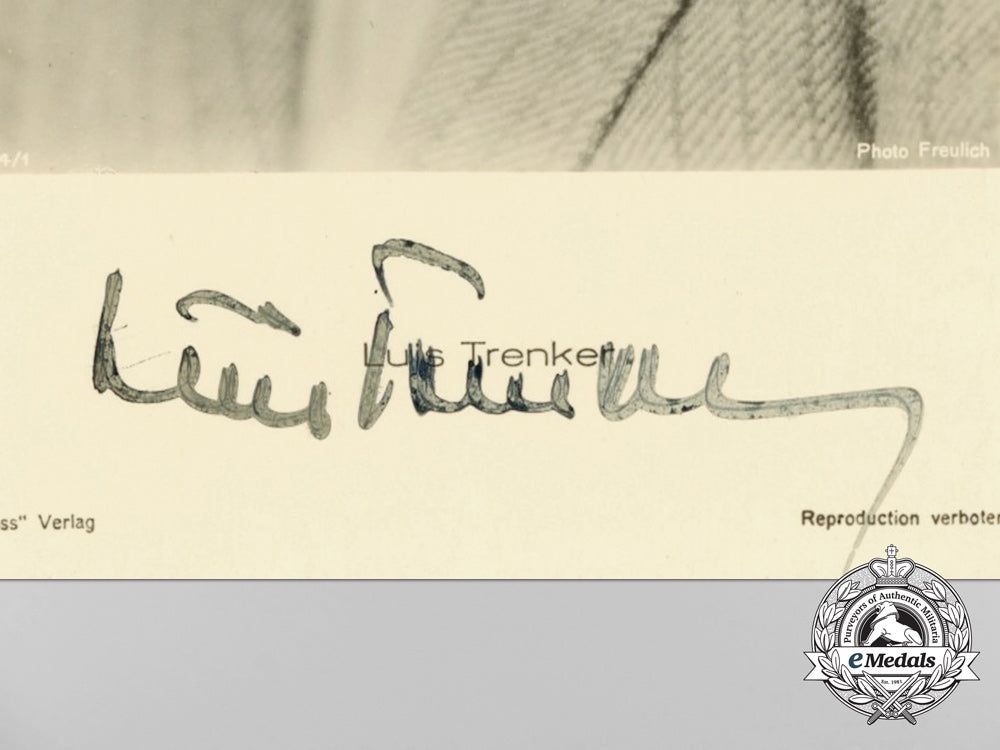 a_wartime_picture_postcard_signed_by_actor_director_luis_trenker_d_4904