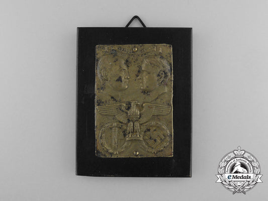 a_small_a.h-_mussolini_friendship_wall_plaque_d_6450