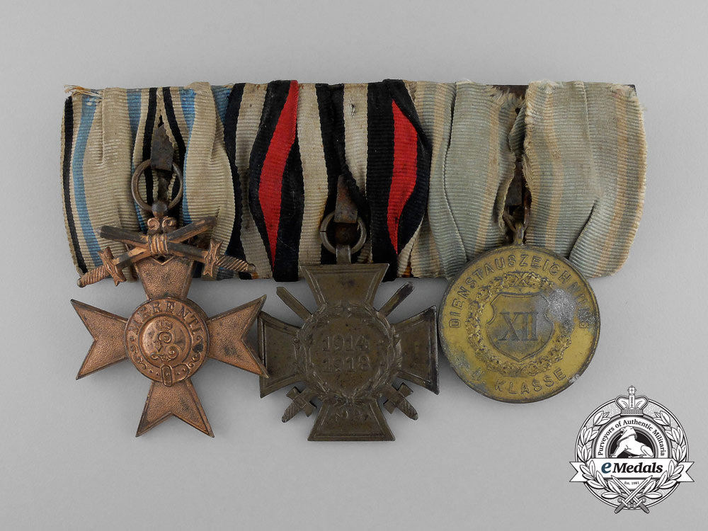 germany,_imperial._a_bavarian_long_service&_merit_cross_medal_bar_d_7576_1