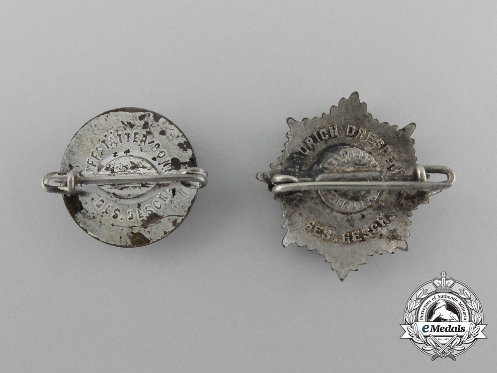 two_national_air_raid_protection_league"_luftschutz"(_reichsluftschutzbund=_rlb)_badges_d_8647
