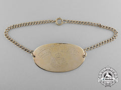Canada, Cef. A Gold Id Bracelet Of To Canadian Nursing Sister Edith Martha York