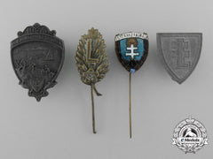Four Hungarian Levente (Hungarian Equivalent Of The Hitler Youth) Items