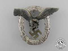 An Early Quality Luftwaffe Pilot’s Badge By Gebrüder Wegerhoff Of Lüdenscheid