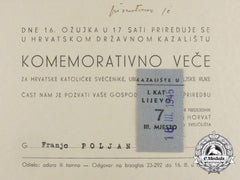 An Invitation For Commemorative Evening Dedicated To Killed Catholic Priests